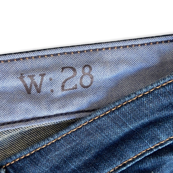 Anthropologie Straight Jeans Size 28 Holding Horses - Picture 8 of 11